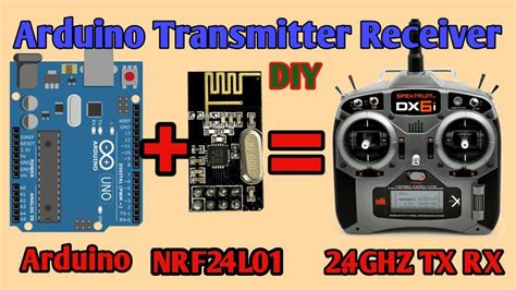 Arduino NRF24L01 Transitter Receiver Project NRF24L01 2 4GZ Tutorial