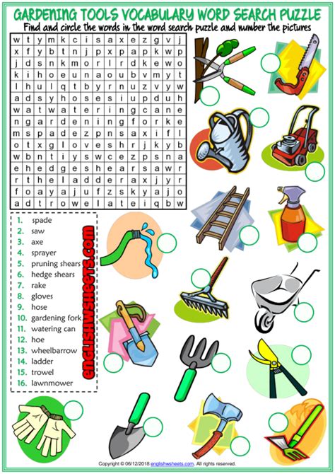 Classroom Objects Esl Word Search Puzzle Worksheets D5d