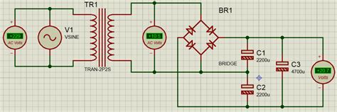 Power Supply Circuit Simulator Proteus Kitchenper