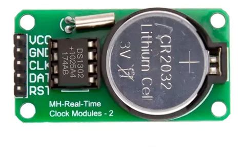 Rtc Ds1302 Modulo Reloj De Tiempo Real Arduino Pic Avr Mercadolibre