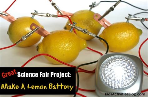 How To Make A Super Cool Lemon Battery For The Science Fair Kids