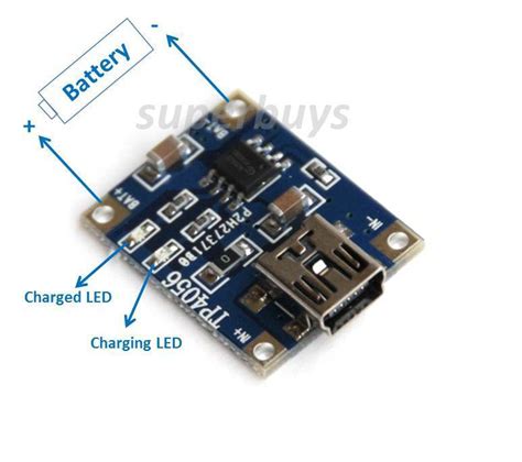 Tp4056 Li Ion 18650 Battery Charger Module Pinout 57 Off