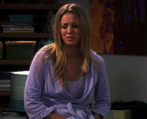 Wornontv Pennys Purple Robe On The Big Bang Theory Kaley Cuoco