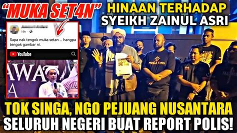 HlNAAN TERHADAP SYEIKH ZAINUL ASRI TOK SINGA NGO PEJUANG NUSANTARA