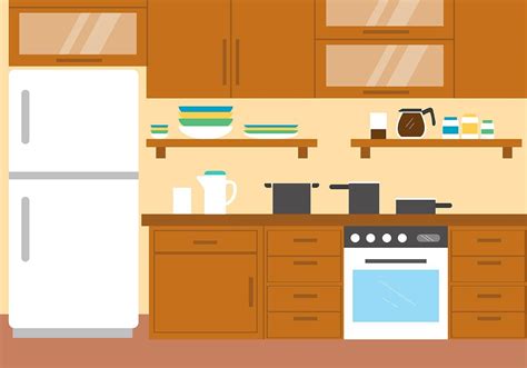 Free Vector Kitchen Illustration Vector Art At Vecteezy