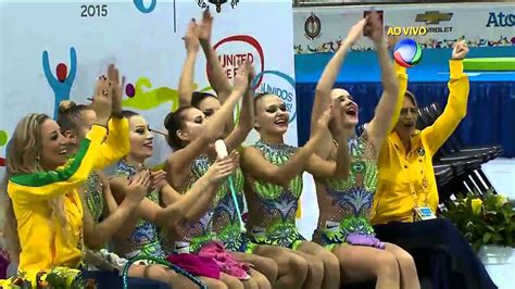 [medalha De Ouro] Seleção Brasileira De Ginástica Rítmica Pan Toronto