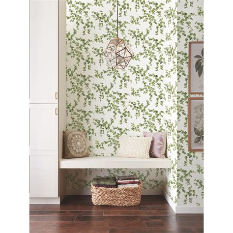 Fh Simply Farmhouse Wallpaper Creeping Fig Vine