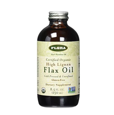 Flora High Lignan Flax Oil Fl Oz Vitacost