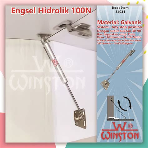 Jual Engsel Gas Spring Winston Newton Engsel Hidrolik Hydraulic