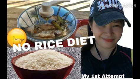 Trying No Rice Diet For 5 Days Failed On My 1st Attempt Youtube