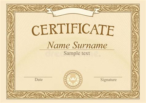 6 235 Certificate Template Stock Photos Free Royalty Free Stock