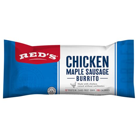 Save On Red S Chicken Maple Sausage Breakfast Burrito Order Online