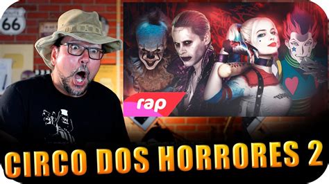 React Circo Dos Horrores Rap Do Coringa Arlequina Hisoka E