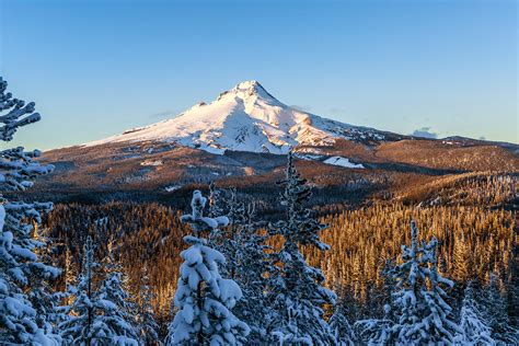 Fresh snow on Mt Hood - Joshua Meador - Portland Outdoor Adventure Photographer