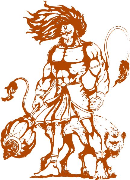 Download Hd Jai Bajrangbali Drawing Of Hanuman Angry Transparent Png