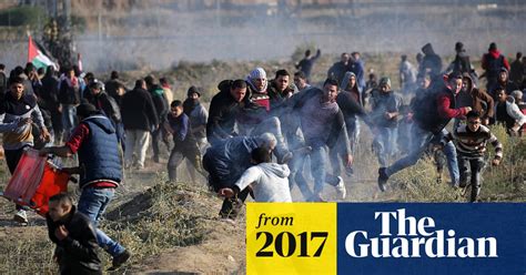 Palestinian Protesters Clash With Israeli Troops In West Bank Video