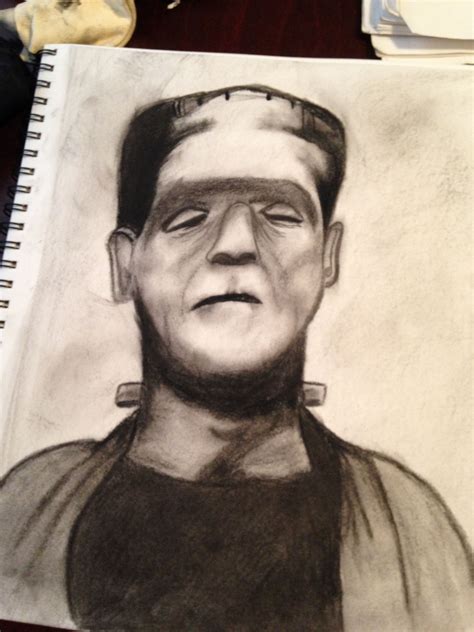 Frankenstein By Skylar Stoute Male Sketch Art Frankenstein