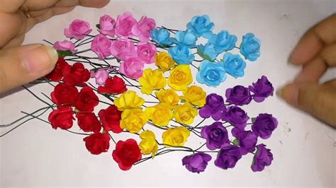 Artificial Rose Flowers Making With Easy Method Artifical Flowers