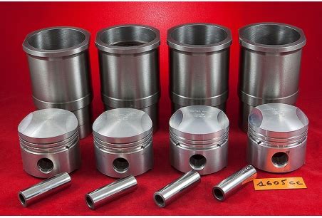 KIT CHEMISES PISTONS 1605 Cc