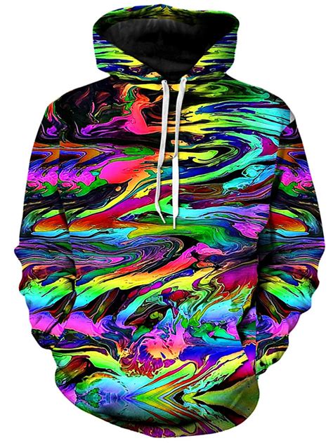 Men's Unisex Hoodie Optical Illusion Graphic Prints Print Casual Daily ...