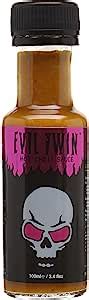 Grim Reaper Evil TwinDeadly Hot Chilli Sauce Ml Amazon Co Uk Grocery