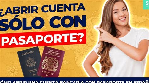 Abrir cuenta con pasaporte en España Consultoría Ambiental Aspra