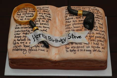 Sweet Cakes And Honey Buns Sherlock Holmes Cake