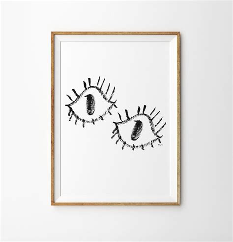 Eyes Eye Art Black and White Eye Painting All Seeing Eye - Etsy