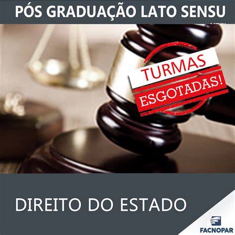 Direito do Estado Pós Graduação