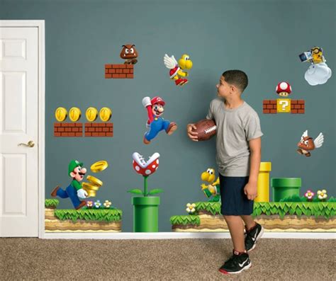 Vinilo Decorativo D Mario Bros Stickers De Pared X Cm Meses Sin