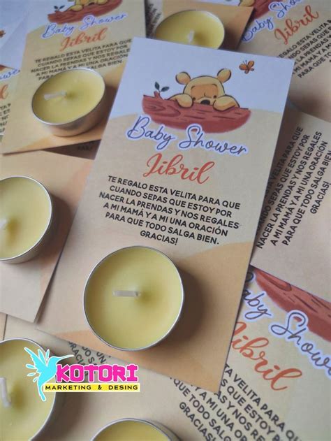 Pin En Recuerdos Velitas Para Baby Shower