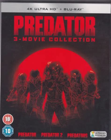 Predator Trilogy K Uhd Blu Ray Box Set Great Action Movies