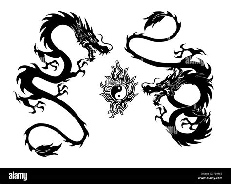 Tribal Dragon Tattoo Fotos E Imágenes De Stock Alamy