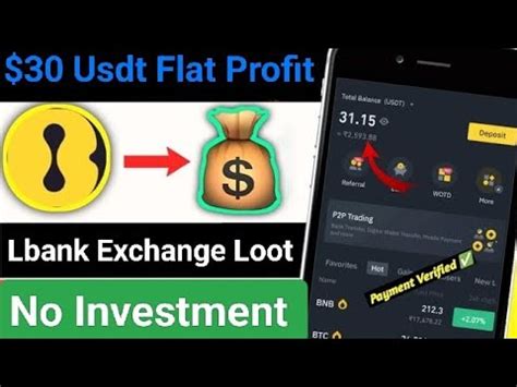 Profit 10 20 Per Acc Instant Lbank Exchange Offer Today New