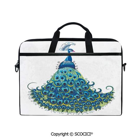 Portable Ultrabook Soft Sleeve Laptop Bag Case Cover Peacock