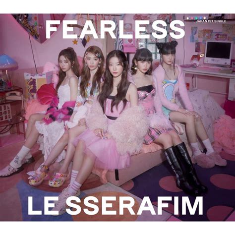 LE SSERAFIM 르세라핌 FEARLESS JAPAN 1ST SINGLE CD DVD LIMITED B VER