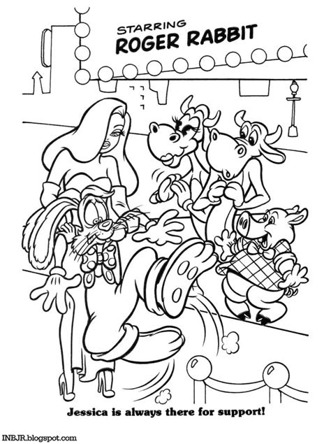 Who Framed Roger Rabbit Coloring Page - Free Printable Coloring Pages