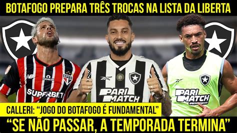 ÚLTIMO DIA PARA FAZER ATÉ TRÊS TROCAS NA LISTA DA LIBERTADORES SPFC