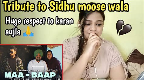 Maa Karan Aujla Tribute To Sidhu Moose Wala Maa Boldi Aa