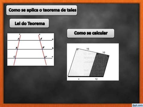 Aula matematica teorema de tales semelhança dos triangulos PPT