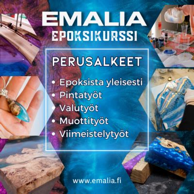EMALIA.fi - Laadukkaat Epoksihartsit ja Tarvikkeet Suomesta
