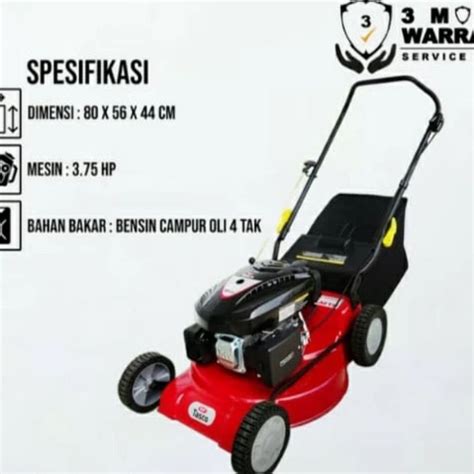 Jual Mesin Potong Rumput Dorong Lawn Mower Tasco Tlm Tlm Shopee