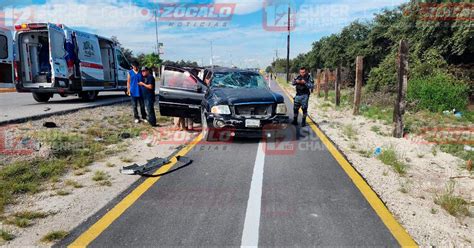 Mujer Sufre Volcadura En Carretera Nava Morelos Con Dos Menores A Bordo