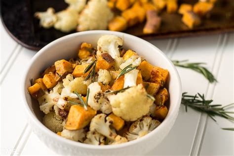 Roasted Cauliflower And Sweet Potato Recipe My Forking Life