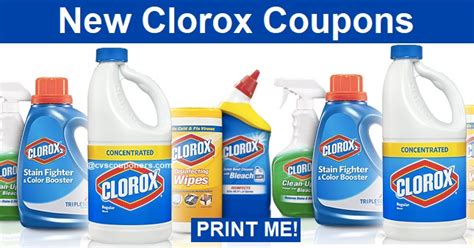 Clorox Coupons Save Up To 2 00 Off Clorox Products CVS Couponers