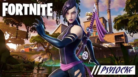 Fortnite Psylocke Skin Gameplay Youtube