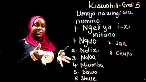 Gredi 5 Kiswahili Mwalimu Rehema Umoja Na Wingi Katika Nomino Ngeli Ya