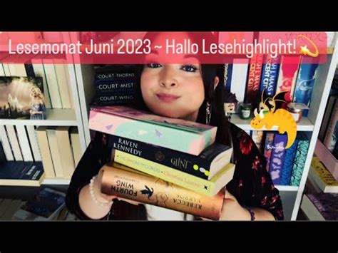 Lesemonat Juni 2023 7 beendete Bücher ein absolutes Highlight