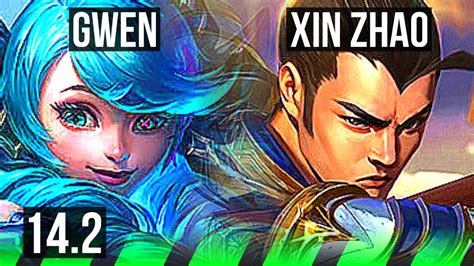 Gwen Vs Xin Zhao Jng Games Br Challenger Youtube