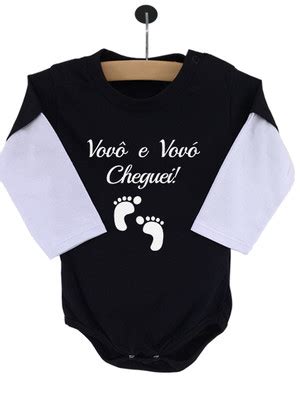 Body Infantil Personalizado Cheguei Vovo E Vovo Compre Produtos